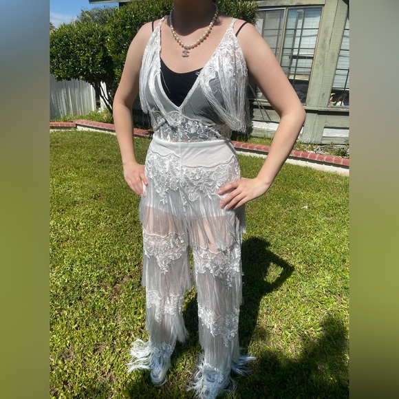Fringe jumpsuit - Picture 6 of 7
